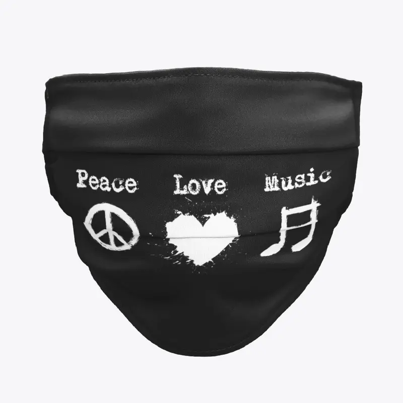 RSM - Peace Love Music Mask